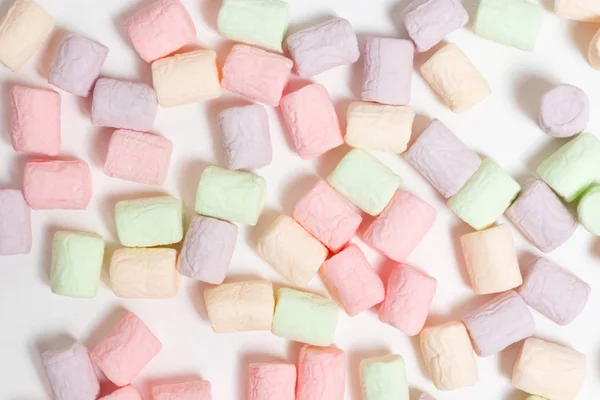 Барвиста група зефірних цукерок абстрактний фон — стокове фото