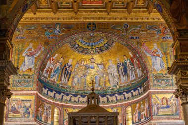 Trastevere 'deki Santa Maria Katolik Kilisesi Bazilikası - Trastevere' deki Santa Maria Bazilikası