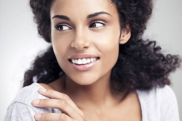 Smiling African Woman