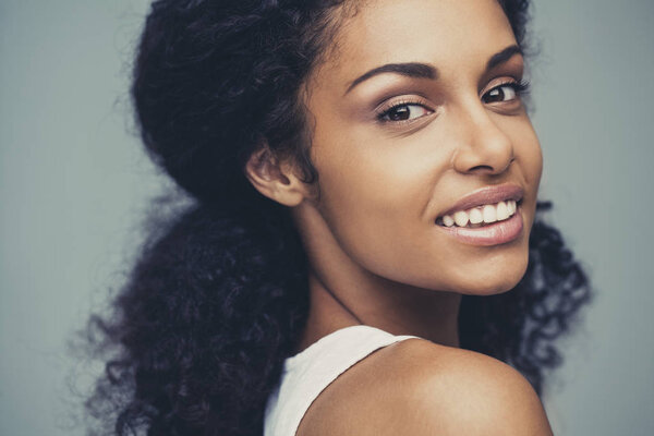 Portrait of a Smiling African Woman