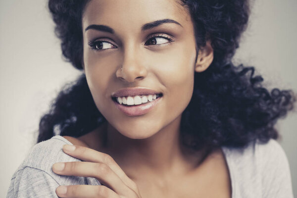 Smiling African Woman