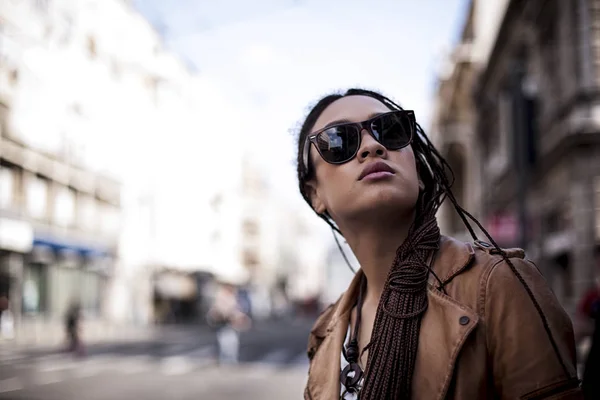 Cool Woman With Sunglasses — Stock Photo, Image