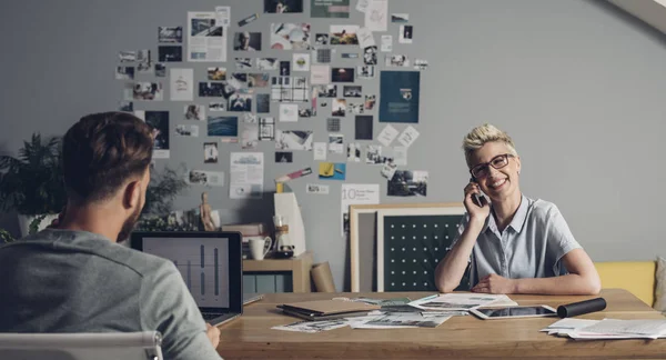 Young Designers Working in Office — Stock Photo, Image