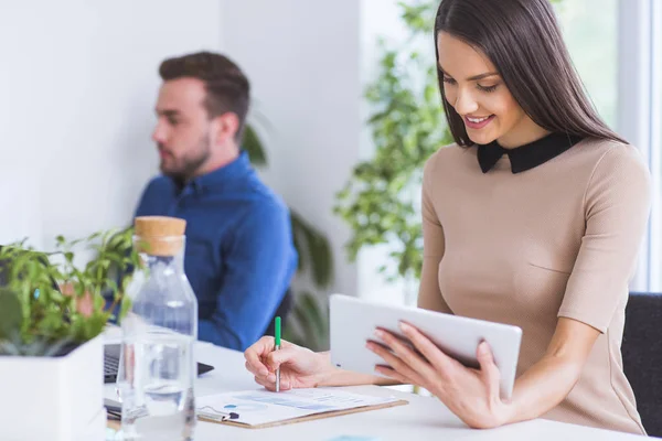 Företagare som arbetar på kontor — Stockfoto