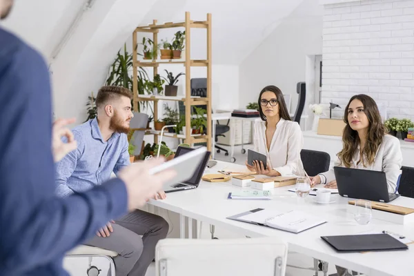 Businessman at Business Meeting — Stock Photo, Image