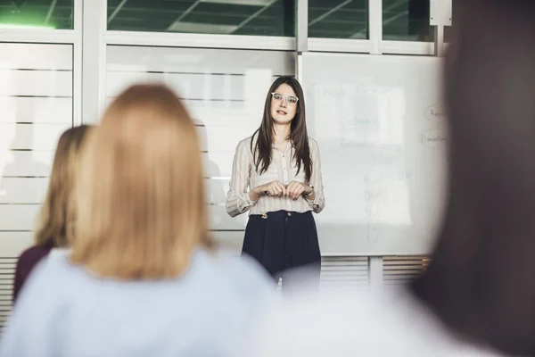 Így egy előadás professzor — Stock Fotó