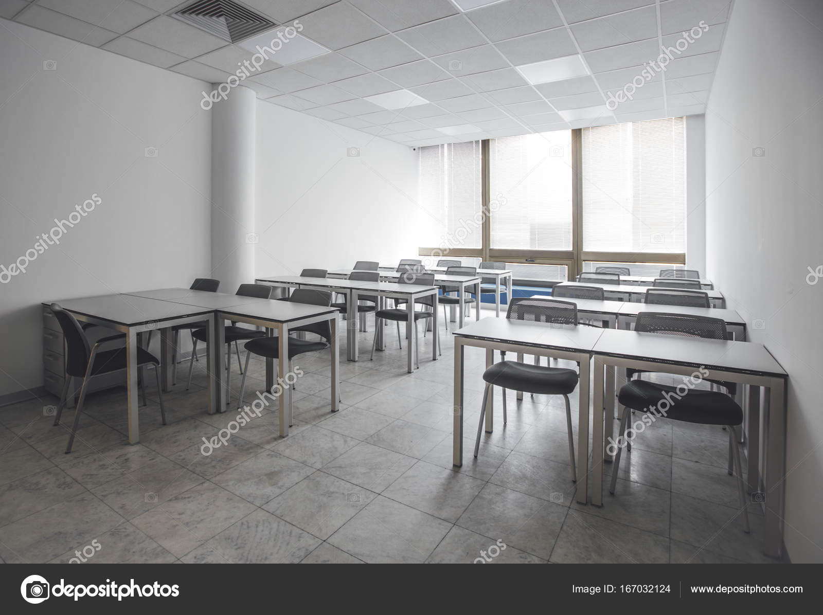 Modernes Klassenzimmer Der High School Stockfoto