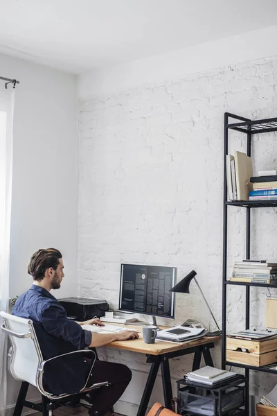 Selbständiger Unternehmer — Stockfoto