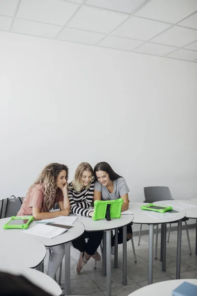 Girlfiends Studying Together — Stock Photo, Image