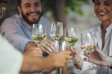 Partide toasting insanlar
