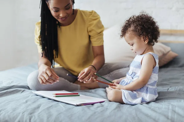 Mother and Baby Drawing — Stock Photo, Image