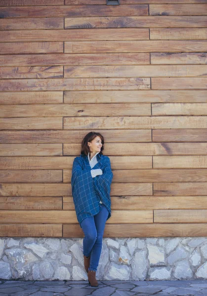 Portrait of Woman in Knitwear — Stock Photo, Image