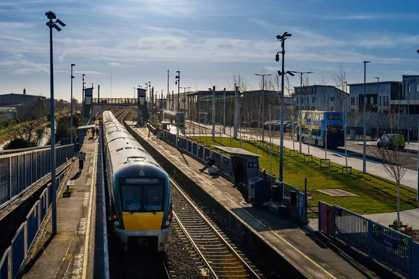 Dublin Transport Nav För Spårvagn Tåg Och Buss Broombridge Station — Stockfoto