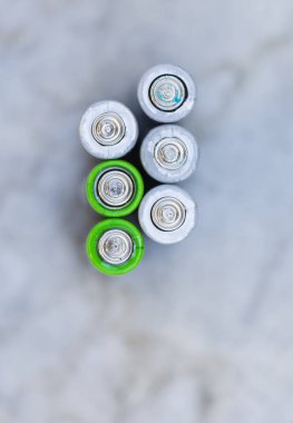 Tüm pilleri geri dönüştürülmesi için hazır