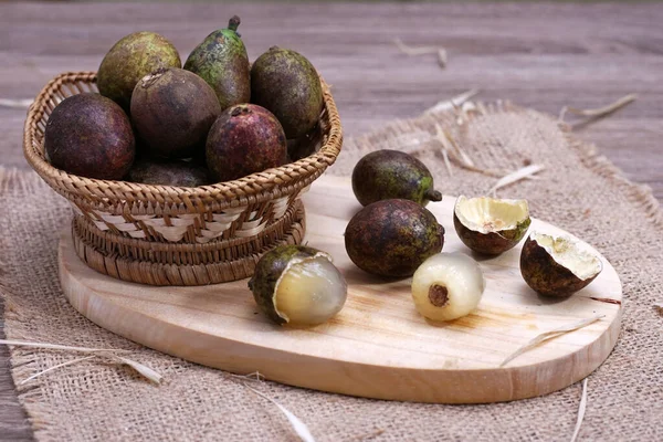 Matoa Ovoce Rodné Ovoce Ostrově Papua Indonésie — Stock fotografie
