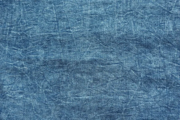 Achtergrond Textuur Van Blauwe Denim Met Schuurtjes — Stockfoto