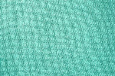 Soyut arkaplan ve doku örülmüş nane mavisi kumaş