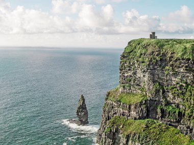 Moher, County Clare, İrlanda kayalıklarla