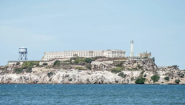 The former prison island named Alcatraz, San Francisco — Stock Photo, Image