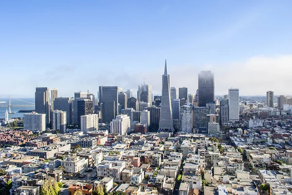 Hermoso horizonte de San Francisco, EE.UU. —  Fotos de Stock