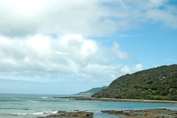 Vista sulla costa della Great Ocean Road, Victoria, Australia — Foto Stock