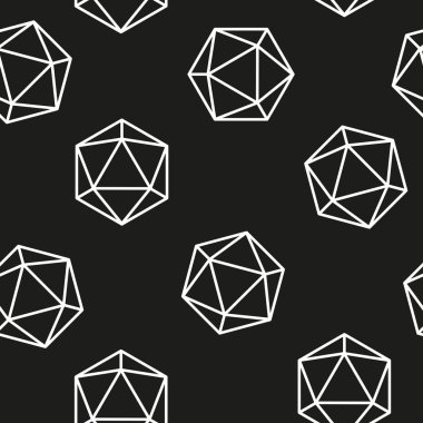 Altıgen seamless modeli satır modeli vektör geometrik tasarım