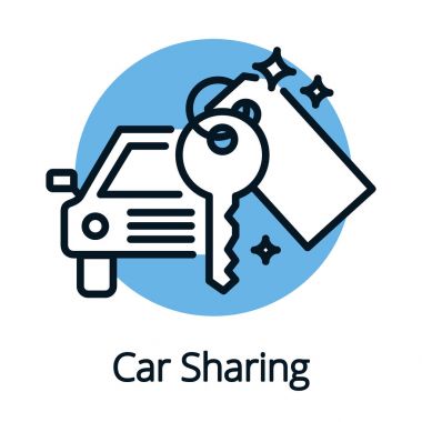 Araç ya da araba paylaşımı, paylaşım ekonomi kavramı anahat tasarım