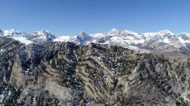 Idaho 'daki Kayıp Nehir Sıradağları' nın panoramik manzarası