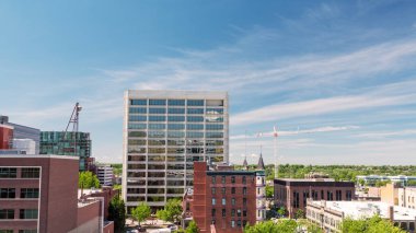 Boise Idaho şehir merkezinin güzel manzarası