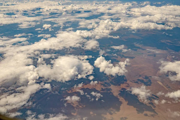 Beautiful view of clouds from above — 스톡 사진