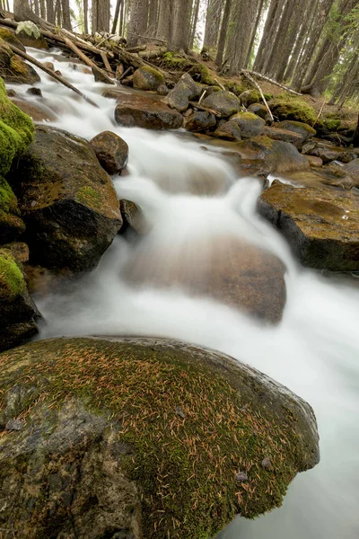 Mountain stream with rocks — Stock Photo, Image