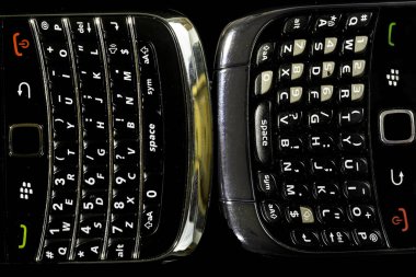 Bir telefonun mesaj yazma yeteneği düğmeleri