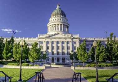 Utah sermaye binası ve avlu