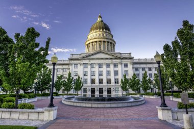 Salt Lake şehri Utah 'taki CApital binası.