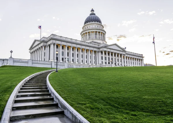 Mañana Lluviosa Capital Del Estado Utah —  Fotos de Stock