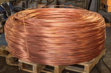 raw copper wire clipart