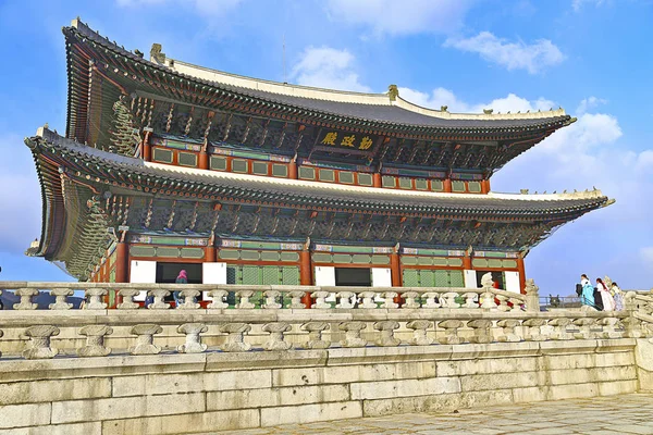 Το παλάτι Gyeongbok, Κορέα — Φωτογραφία Αρχείου