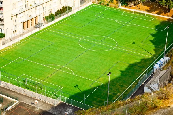 Тренувальний футбольний стадіон — стокове фото