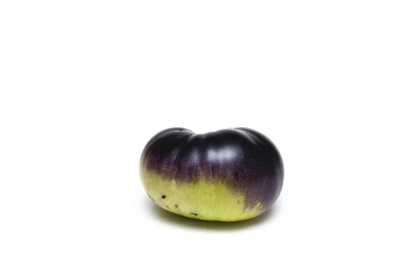 Tomate Verde Azul Isolado Fundo Branco — Fotografia de Stock