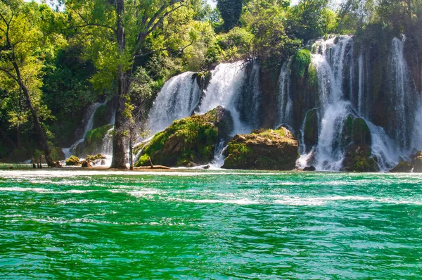 Kravice Vízesések Bosznia Hercegovinában — Stock Fotó