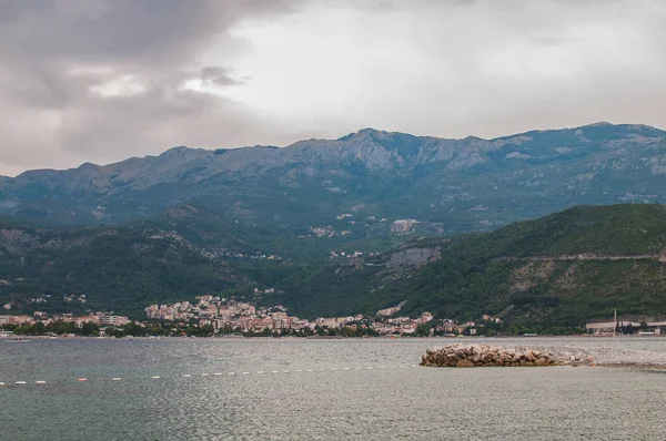 Isla San Nicolás Ciudad Budva Montenegro —  Fotos de Stock