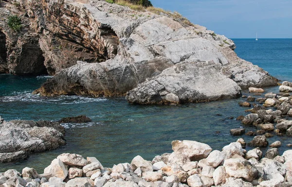 Isla San Nicolás Ciudad Budva Montenegro — Foto de Stock