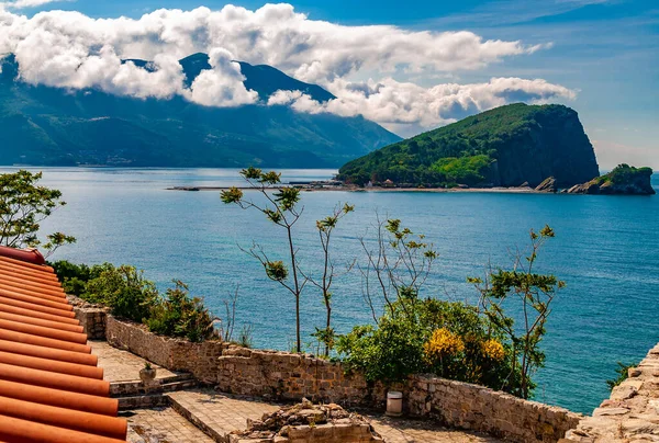 Nicholas Island Staden Budva Montenegro — Stockfoto