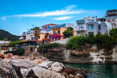 Yunanistan adası Girit Bali köyü