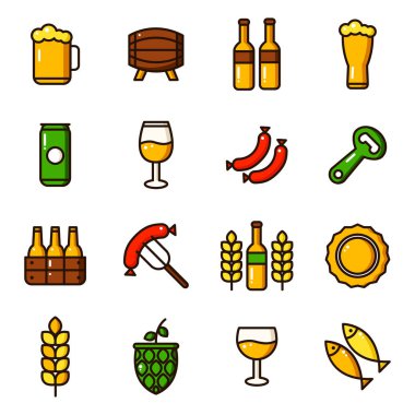 Oktoberfest Icons set