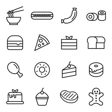 Yemek ve tatlı simgesi