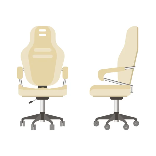 Bürostuhl Oder Sessel Mit Unterschiedlichen Blickwinkeln — Stockfoto