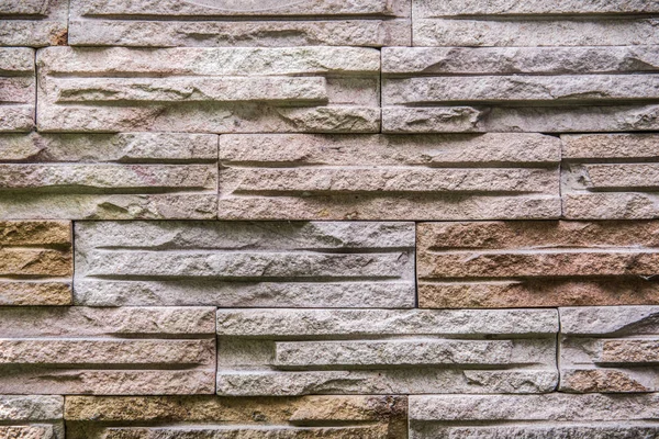 Pattern of Modern Slate stone Brick Wall Surfaced for background — Stock Photo, Image