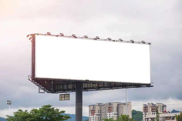 Werbetafel oder Werbeplakat für Werbekonzept — Stockfoto