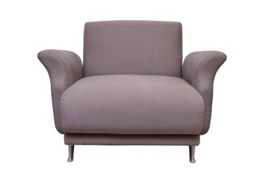 rahat kanepe oturma odasında beyaz arka plan üzerinde izole